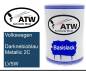 Preview: Volkswagen, Darknebioblau Metallic 2C, LV5W: 500ml Lackdose, von ATW Autoteile West.